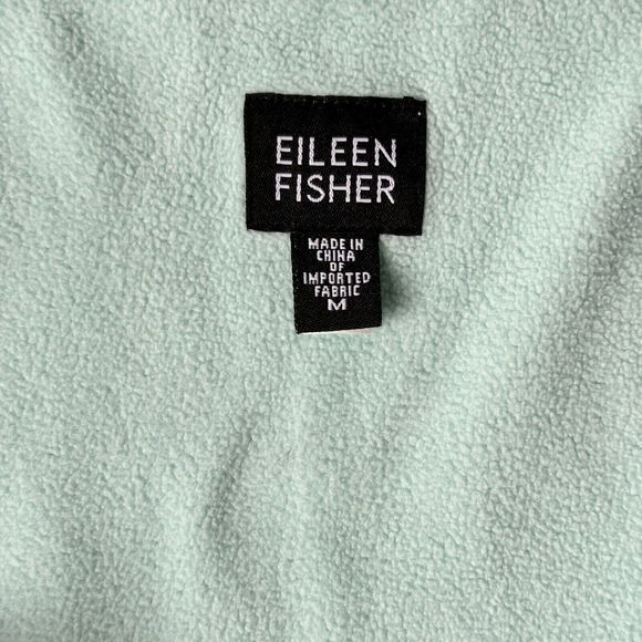 Eileen Fisher Women's Size M Light Green Coat Spring Lightweight Lined - Picture 5 of 9